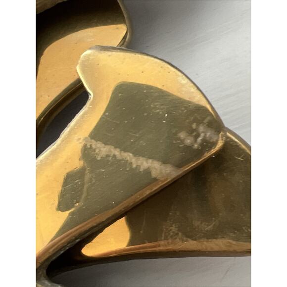 Vintage Brass Wall Hanging Chinese Trivet Set/3 Lucky Prosperity Happy 80s 90s - Picture 14 of 16